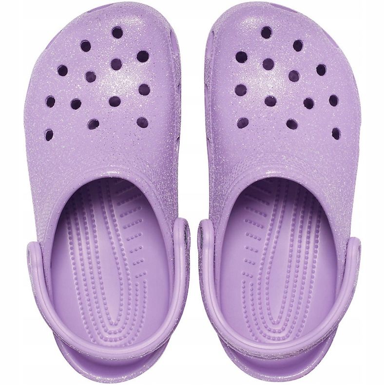 Crocs Classic Glitter Zoccolo Donna Viola 205942 5PR 1