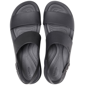 Crocs sandali da donna Brooklyn Low Wedge nero 206453 060 1