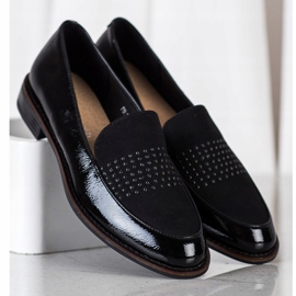 Eleganti scarpe nere di Sergio Leone nero 2