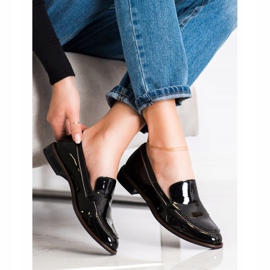 Mocassini laccati Sergio Leone nero 1