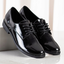 SHELOVET Scarpe classiche stringate nero 1