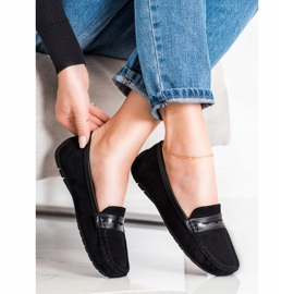 SHELOVET Comodi mocassini neri nero 1