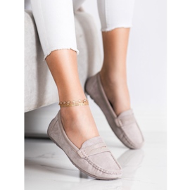 SHELOVET Comodi mocassini grigi grigio 1
