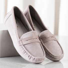 SHELOVET Comodi mocassini grigi grigio 2