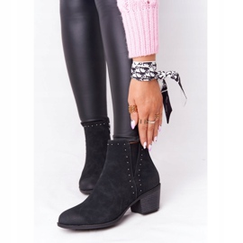 PJ1 Stivali caldi da donna Stivali Jodhpur Black Morgan nero 2