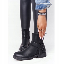 PJ1 Stivali caldi neri da donna Workers Alivia nero 2