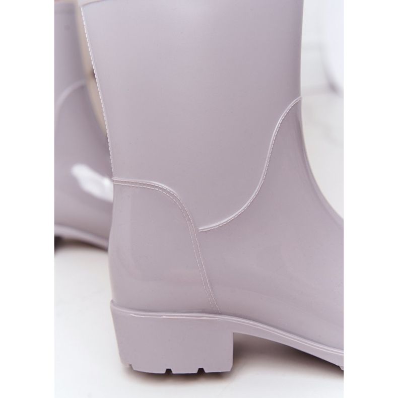 PS1 Shiny Galoshes Stivali Jodhpur grigi Rainy Day grigio 1