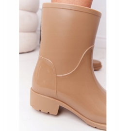 PS1 Galosce lucide Stivali Jodhpur beige Rainy Day 1
