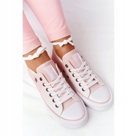 Sneakers da donna Big Star HH274127 Ombre Pink bianca rosa 1