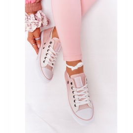 Sneakers da donna Big Star HH274127 Ombre Pink bianco rosa 2