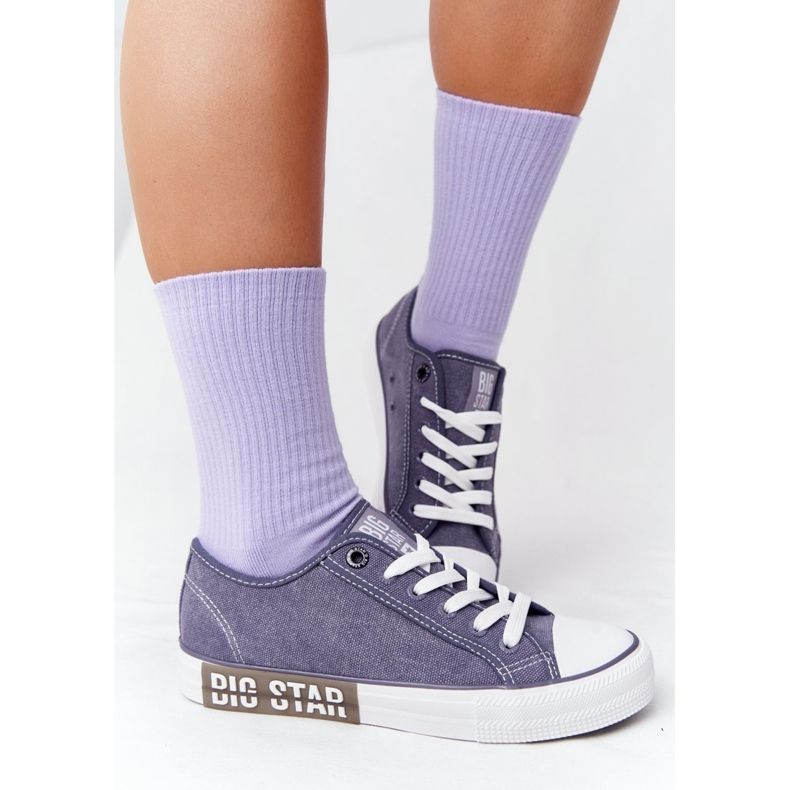 Sneakers da donna Big Star HH274114 Blu Navy 1