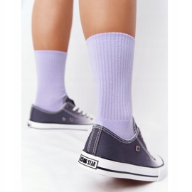 Sneakers da donna Big Star HH274128 Ombre Black bianco nero 1