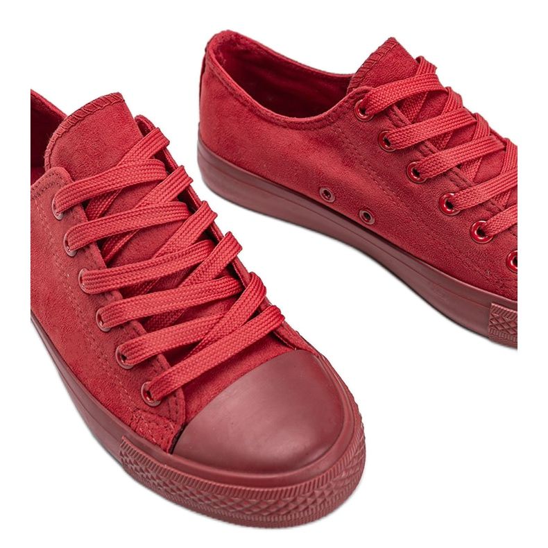 Sneakers Red Mara in ecopelle scamosciata rosso 1
