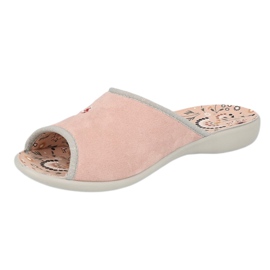Scarpe donna Befado fiore VIKI 254D126 rosa d'argento grigio 2