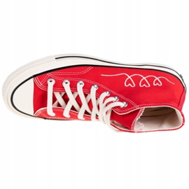 Converse VDay Chuck 70 Alte Donne 171117C rosso 2