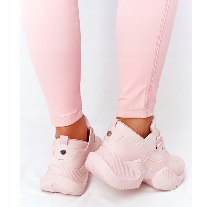 PS1 Sneakers da donna su una massiccia suola rosa frizzante 1