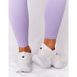 PS1 Sneakers da donna su una suola massiccia Bubbly White bianca 1