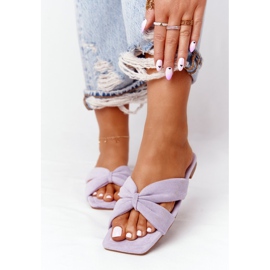 PS1 Pantofole Velour da Donna Violet Vanilla Sky viola 1