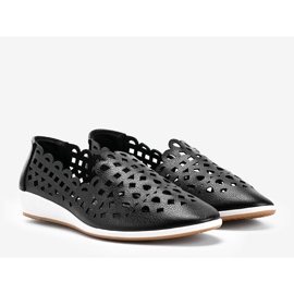 Sneakers nere traforate di Brandi nero 1