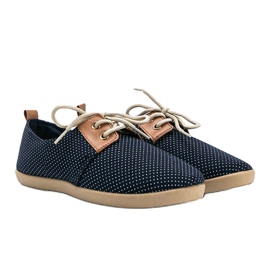Sneaker Dalia blu navy a pois 1