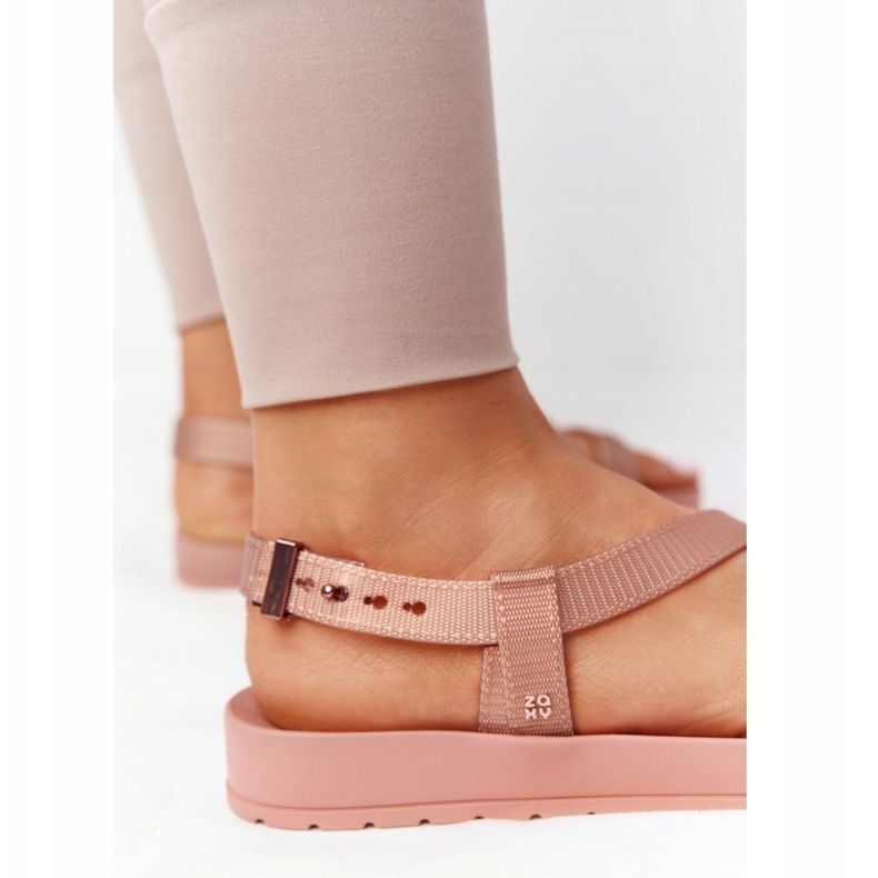 Sandali di gomma profumati ecologici ZAXY HH285167 Nudo beige rosa 1