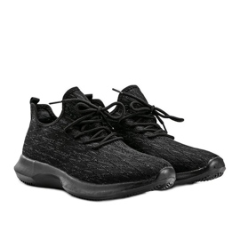 Scarpe sportive da uomo casual Gianni nere nero grigio 1