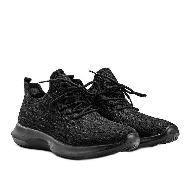 Scarpe sportive da uomo casual Gianni nere nero grigio 1