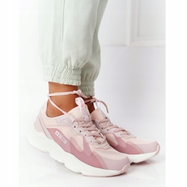 Scarpe sportive da donna Memory Foam Big Star HH274811 Rosa 2