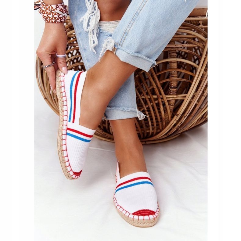 Tommy Big Star Espadrillas HH274486 Bianco rosso blu 1