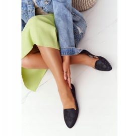 Mocassini Donna Sergio Leone MK700 Scamosciato Nero 1