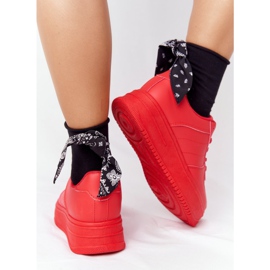 PS1 Scarpe sportive da donna sulla piattaforma rosse This Is Me rosso 2