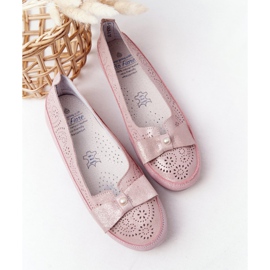Rio Flore Ballerine Eco-Friendly in Pelle Rosa 1