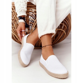 Espadrillas Su Suola Intrecciata Big Star DD274015 Bianco 2