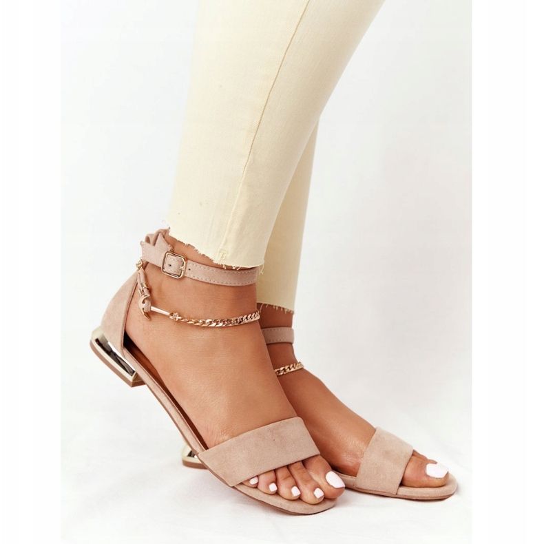 Sandali Su Tacchi Oro Vinceza 21-17119 Beige d'oro 2