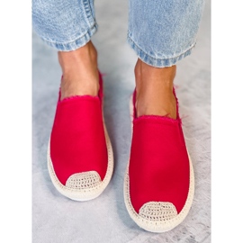 Espadrillas da donna rosse 7105 Red rosso 1