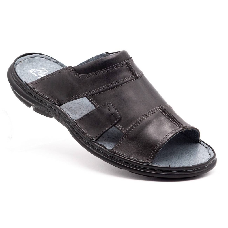 Polbut Pantofole da uomo 358 grigie grigio 1