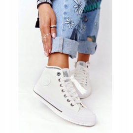 Sneakers Alte da Donna Big Star HH274149 Bianche bianco 2
