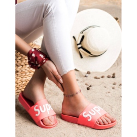 Seastar Pantofole in super gomma rosso rosa 1