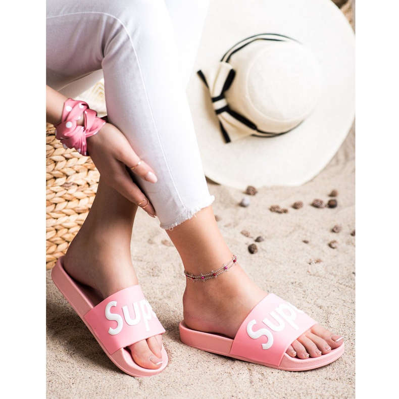 Seastar Pantofole in super gomma rosa 1