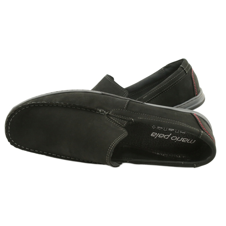 Mario Pala Mocassini uomo 763 camoscio nero 4