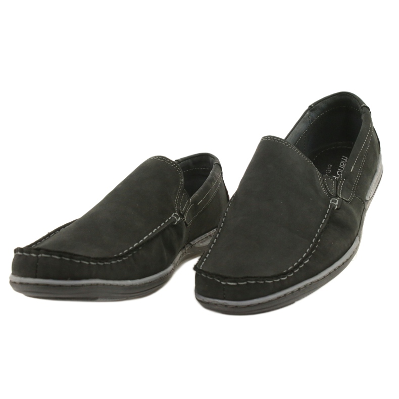 Mario Pala Mocassini uomo 763 camoscio nero 2