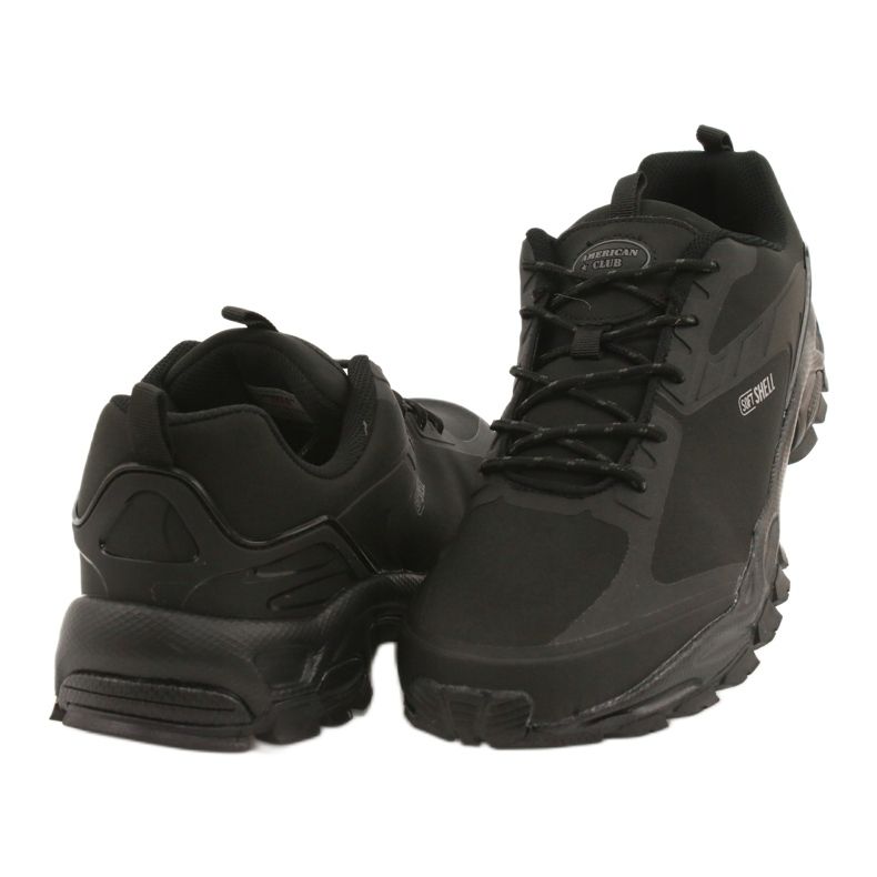 Scarpe sportive uomo softshell impermeabili ADI American Club HL16 nero 3