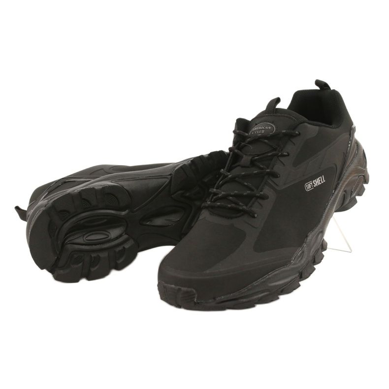 Scarpe sportive uomo softshell impermeabili ADI American Club HL16 nero 4