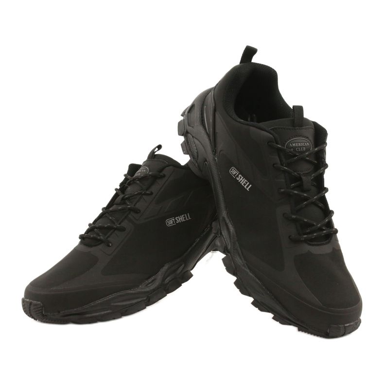 Scarpe sportive uomo softshell impermeabili ADI American Club HL16 nero 5
