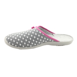 Scarpe da donna Befado pu 235D174 bianca rosa grigio 2