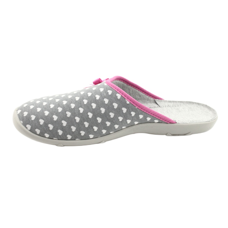 Scarpe da donna Befado pu 235D174 bianco rosa grigio 2