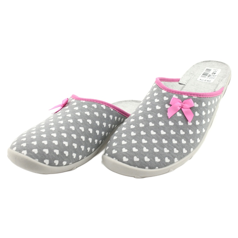 Scarpe da donna Befado pu 235D174 bianca rosa grigio 3