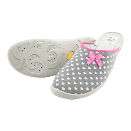 Scarpe da donna Befado pu 235D174 bianca rosa grigio 4