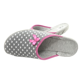 Scarpe da donna Befado pu 235D174 bianco rosa grigio 5