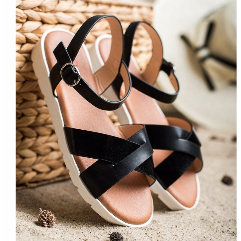 Seastar Sandali Classici In Ecopelle nero 1